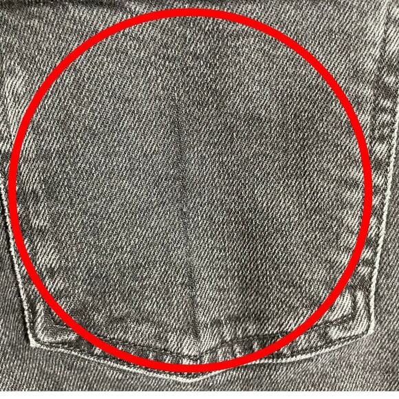 Agolde VINTAGE HIGH RISE BOOT Women’s Size 23 Black TECHNIQUE Wash NEW Tiny Flaw - Picture 9 of 10